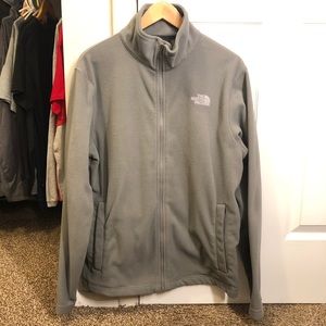 Men’s The North Face Grey Fleece Jacket Size M